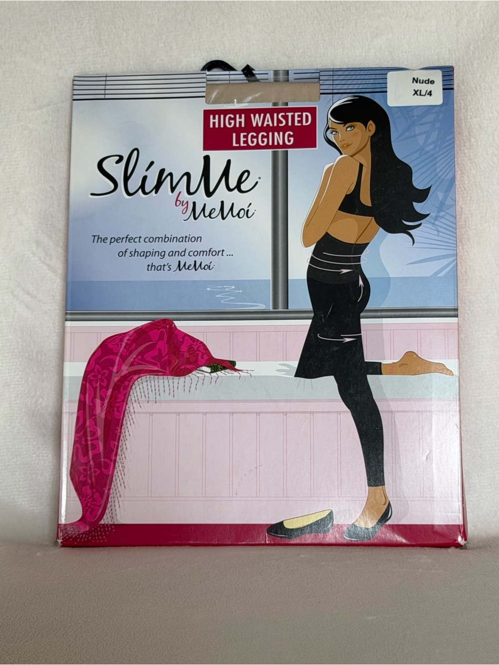 SlimMe by MeMoi High Waisted Legging - Nude (XL/4)